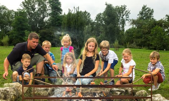 Grillen bei Waldpädagogik in Lackenbach