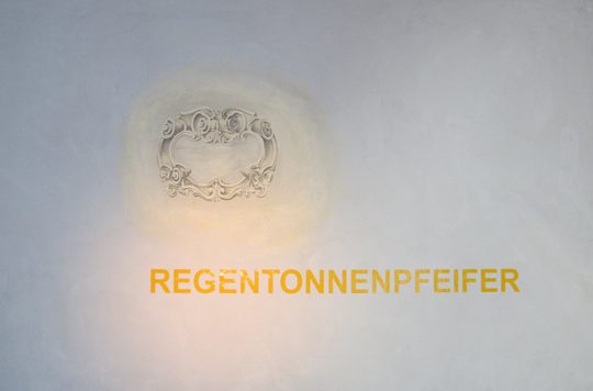 Regentonnenpfeiffer Wandschrift