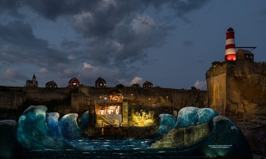 "Der fliegende Holländer" Bühne