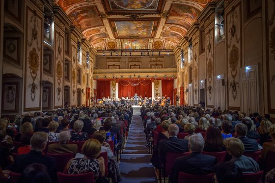 Konzert im Haydnsaal mit Besuchern