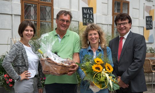 Besucher im Schloss Esterházy