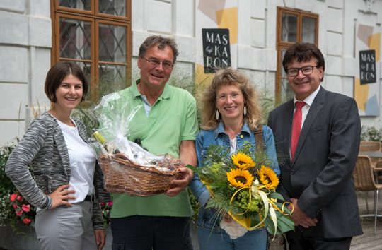 Besucher im Schloss Esterházy