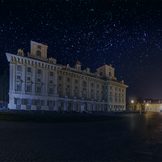 Schlossquartier bei Nacht