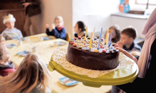 Torte für Kindergeburtstagsfeier