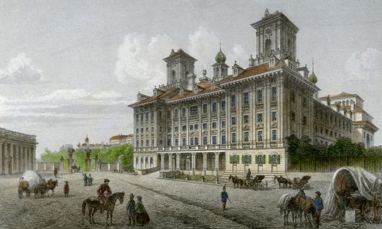 Zeichnung von Schloss Esterházy