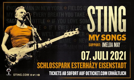 Sujetbild für Sting 2021 im Schlosspark Eisenstadt