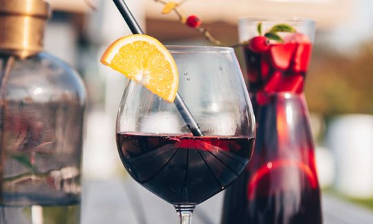 Sangria im Glas